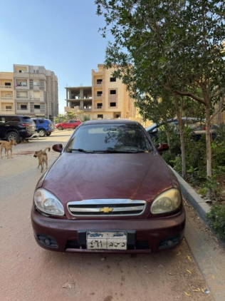 Chevrolet Lanos 2012 Dark Red Manual Used for Sale in Cairo