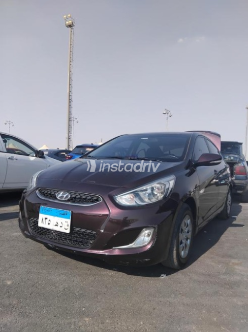 Hyundai Accent 2024 White Automatic Used for Sale in Heliopolis - 1