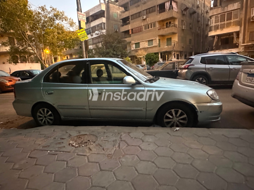 هيونداي فيرنا 2007 أبيض يدوي مستعملة للبيع في مصر الجديدة - 2