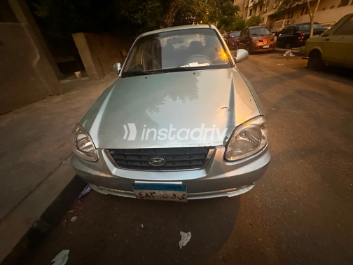 هيونداي فيرنا 2007 أبيض يدوي مستعملة للبيع في مصر الجديدة - 6