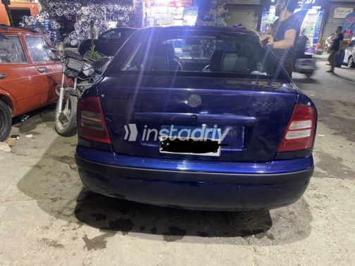 Skoda Octavia 2002 Dark Blue Automatic Used for Sale in Heliopolis - 3