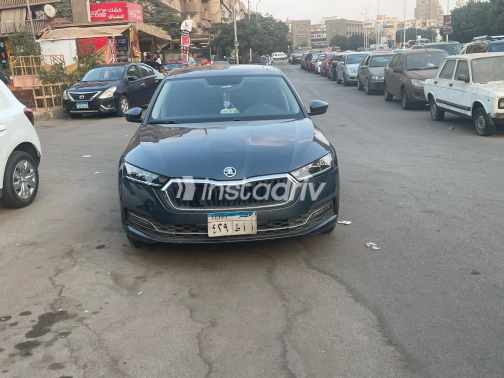 سكودا اوكتافيا 2021 رمادي أوتوماتيك مستعملة للبيع في القليوبية‎‎ - 3
