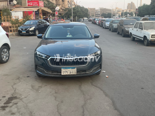 سكودا اوكتافيا 2021 رمادي أوتوماتيك مستعملة للبيع في القليوبية‎‎ - 8