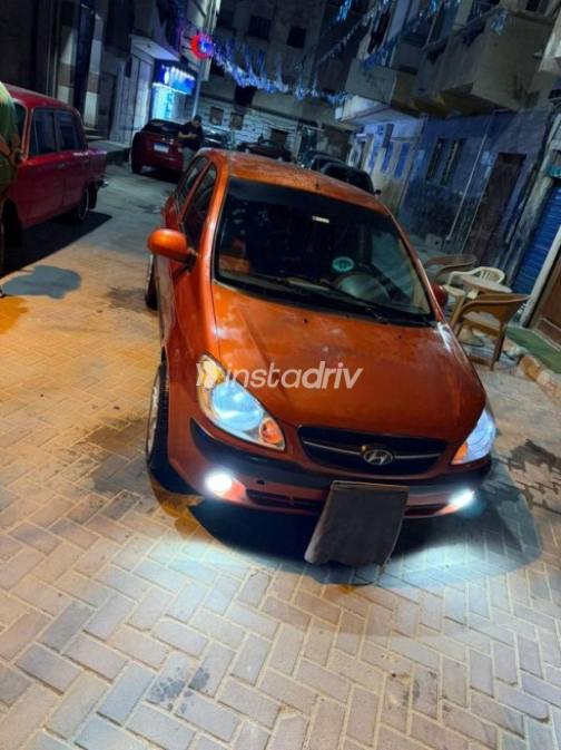 Hyundai Getz 2010 Orange Automatic Used for Sale in Alexandria - 5