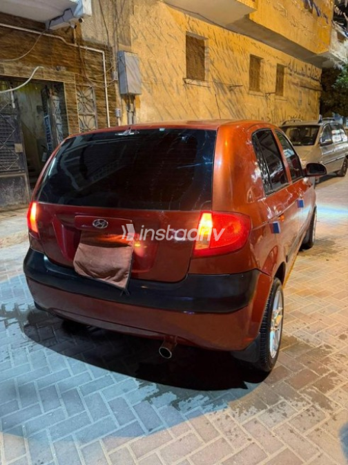 Hyundai Getz 2010 Orange Automatic Used for Sale in Alexandria - 9