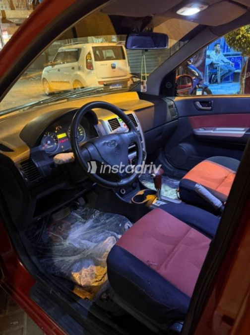 Hyundai Getz 2010 Orange Automatic Used for Sale in Alexandria - 10