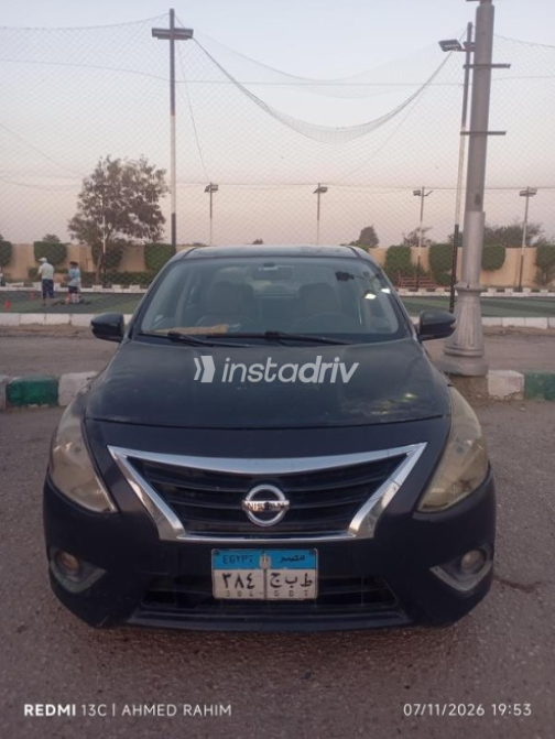 Nissan Sunny 2016 Black Automatic Used for Sale in Mokattam - 1