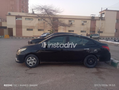 Nissan Sunny 2016 Black Automatic Used for Sale in Mokattam - 2