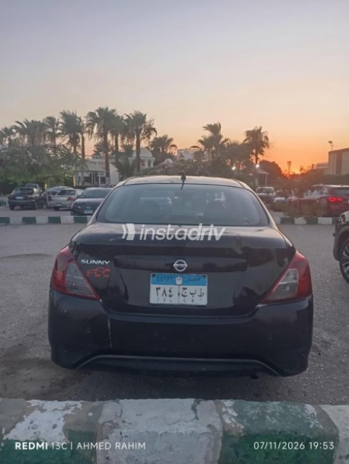 Nissan Sunny 2016 Black Automatic Used for Sale in Mokattam - 3