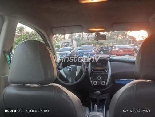 Nissan Sunny 2016 Black Automatic Used for Sale in Mokattam - 9