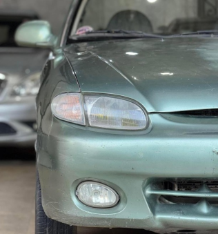 Hyundai Accent 1999 Green Manual Used for Sale in El Haram