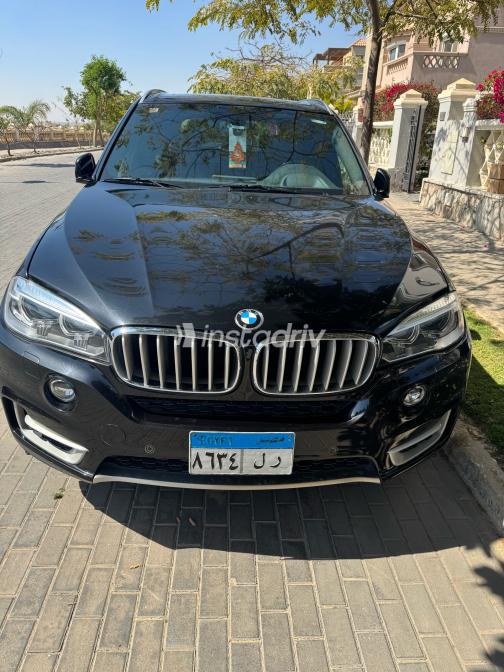 بي ام دبليو X5 2016 أسود أوتوماتيك مستعملة للبيع في الجيزة - 5
