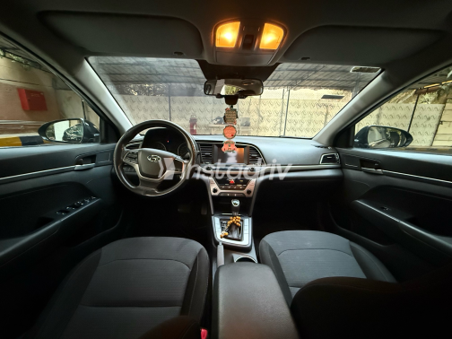 Hyundai Elantra AD 2017 Black Automatic Used for Sale in Nasr city - 8
