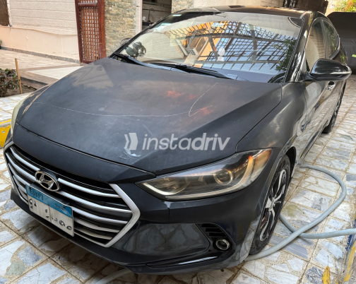 Hyundai Elantra AD 2017 Black Automatic Used for Sale in Nasr city - 10