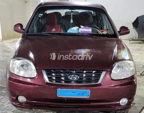 Hyundai Verna 2005 Dark Red Automatic Used for Sale in Heliopolis - 2
