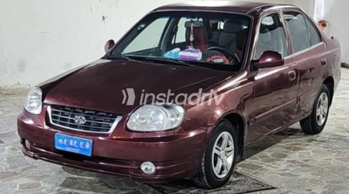 Hyundai Verna 2005 Dark Red Automatic Used for Sale in Heliopolis - 3