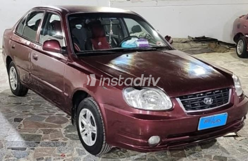 Hyundai Verna 2005 Dark Red Automatic Used for Sale in Heliopolis - 4