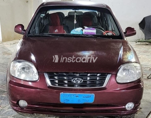 Hyundai Verna 2005 Dark Red Automatic Used for Sale in Heliopolis - 5