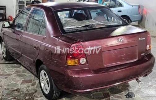 Hyundai Verna 2005 Dark Red Automatic Used for Sale in Heliopolis - 6