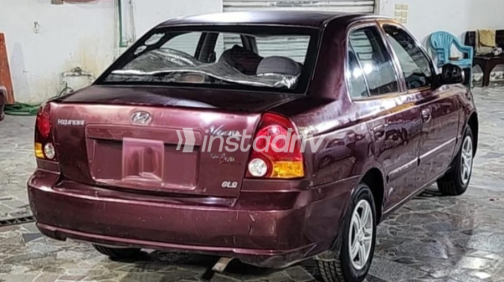 Hyundai Verna 2005 Dark Red Automatic Used for Sale in Heliopolis - 7