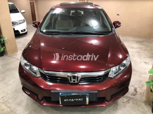 Honda Civic 2013 Dark Red Automatic Used for Sale in 6 October - 2