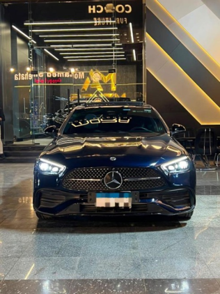 مرسيدس C 300 2022 أزرق غامق أوتوماتيك مستعملة للبيع في القاهرة
