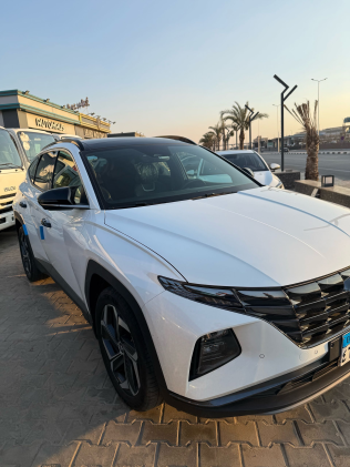 Hyundai Tucson 2024 White Automatic Used for Sale in Nasr city
