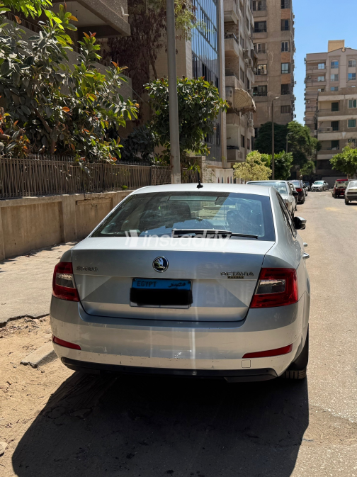 سكودا اوكتافيا 2015 فضي أوتوماتيك مستعملة للبيع في مدينة نصر - 2