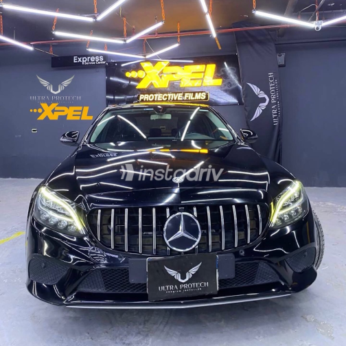 Mercedes C 180 2020 Black Automatic Used for Sale in Cairo - 1