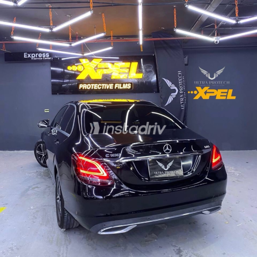 Mercedes C 180 2020 Black Automatic Used for Sale in Cairo - 2