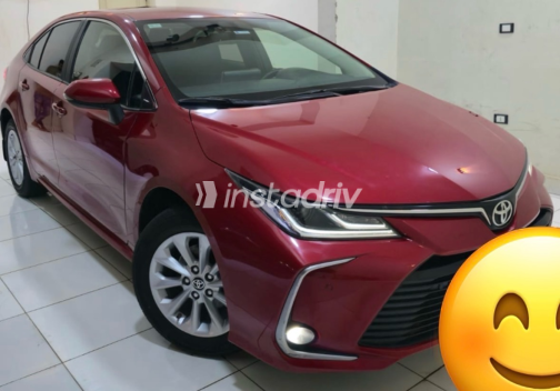 Toyota Corolla 2022 Red CVT Used for Sale in Giza - 2