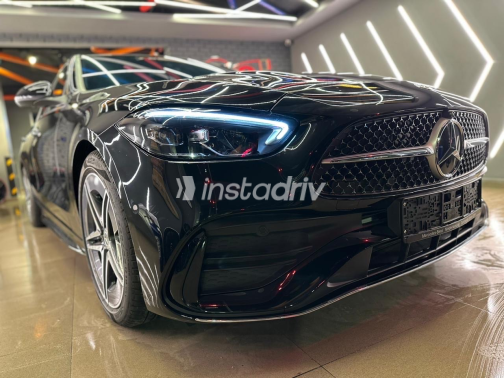 Mercedes C 180 2022 Black Automatic Used for Sale in Giza - 2