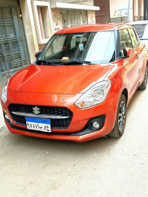 Suzuki Swift 2022 Orange Automatic Used for Sale in Gharbia - 1