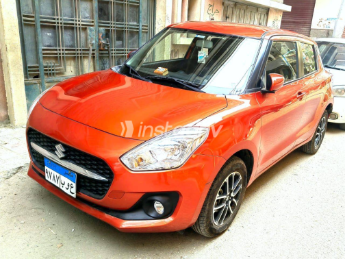Suzuki Swift 2022 Orange Automatic Used for Sale in Gharbia - 2