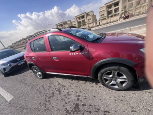 Renault Sandero Step Way 2019 Burgundy Automatic Used for Sale in Cairo