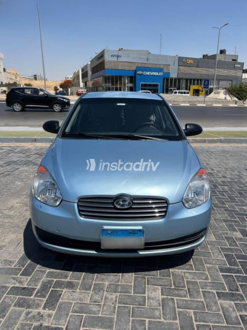 Hyundai Accent 2008 Dark Blue Manual Used for Sale in Nasr city - 1
