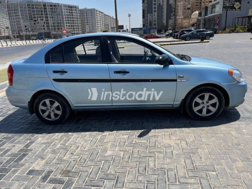 Hyundai Accent 2008 Dark Blue Manual Used for Sale in Nasr city - 4
