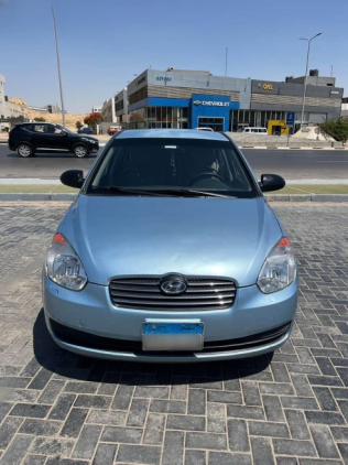 Hyundai Accent 2008 Dark Blue Manual Used for Sale in Nasr city