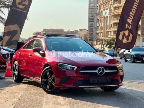 Mercedes CLA 200 2022 Red Automatic Used for Sale in Heliopolis - 3