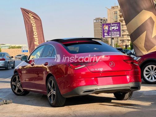 Mercedes CLA 200 2022 Red Automatic Used for Sale in Heliopolis - 4