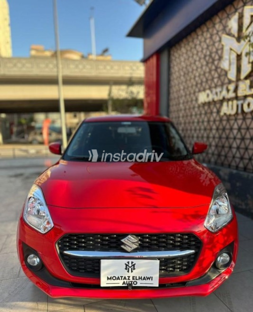 Suzuki Swift 2024 Red Automatic Used for Sale in Nasr city - 3