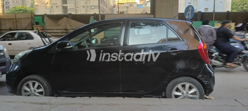Kia Picanto 2015 Black Automatic Used for Sale in Mohandessin - 1