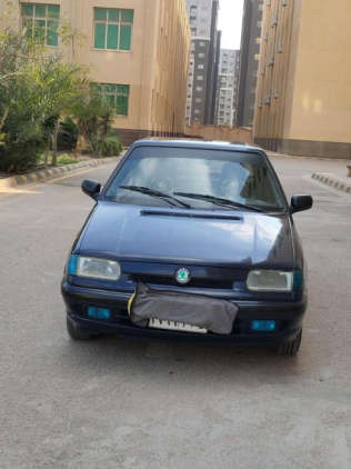 Skoda Felicia 1997 Dark Blue Manual Used for Sale in Kafr el-Sheikh