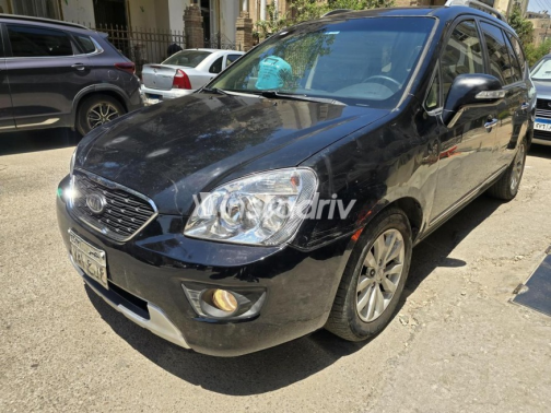 Kia Carens 2013 Black Automatic Used for Sale in Heliopolis - 1