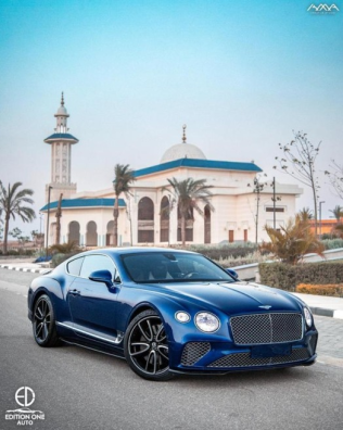Bentley Continental GT 2021 Dark Blue Automatic Used for Sale in Sheikh Zayed City