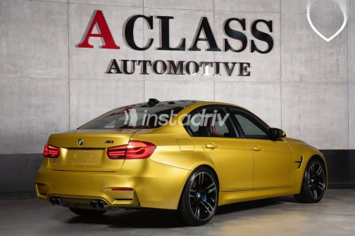 بي ام دبليو M3 2016 ذهبي أوتوماتيك مستعملة للبيع في مدينة الشيخ زايد - 2