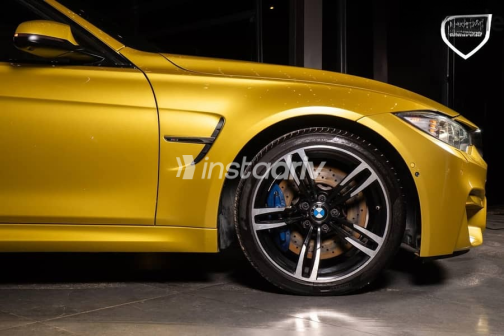 بي ام دبليو M3 2016 ذهبي أوتوماتيك مستعملة للبيع في مدينة الشيخ زايد - 7