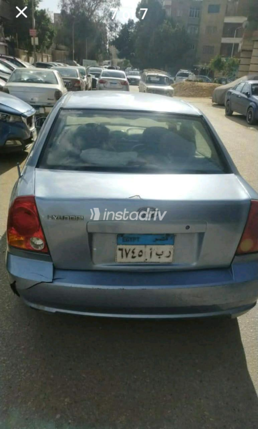هيونداي فيرنا 2007 أزرق يدوي مستعملة للبيع في عين شمس - 2