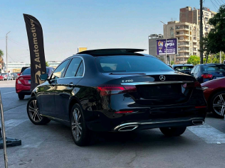 Mercedes E 200 2021 Black Automatic Used for Sale in Heliopolis