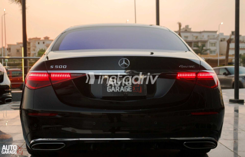 مرسيدس S 500 2021 أسود أوتوماتيك مستعملة للبيع في القاهرة - 3